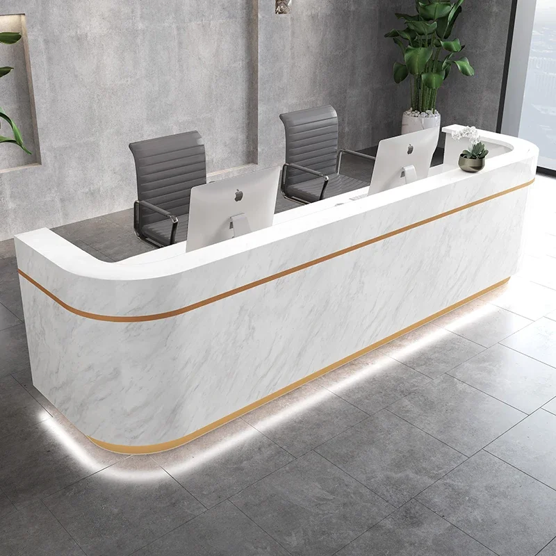 

Desk Display Beauty Salon Modern Commericial Design Industrial Desks Adult Design Receptionist Bureau Furniture