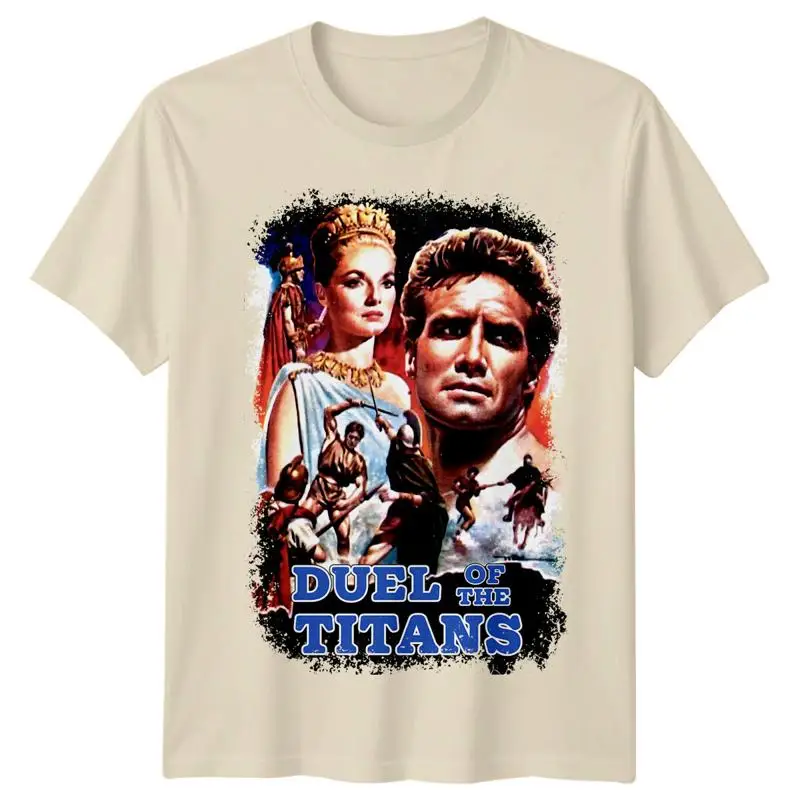 Duel of the Titans 1961 Movie Poster Inspired T Shirt Retro 80s