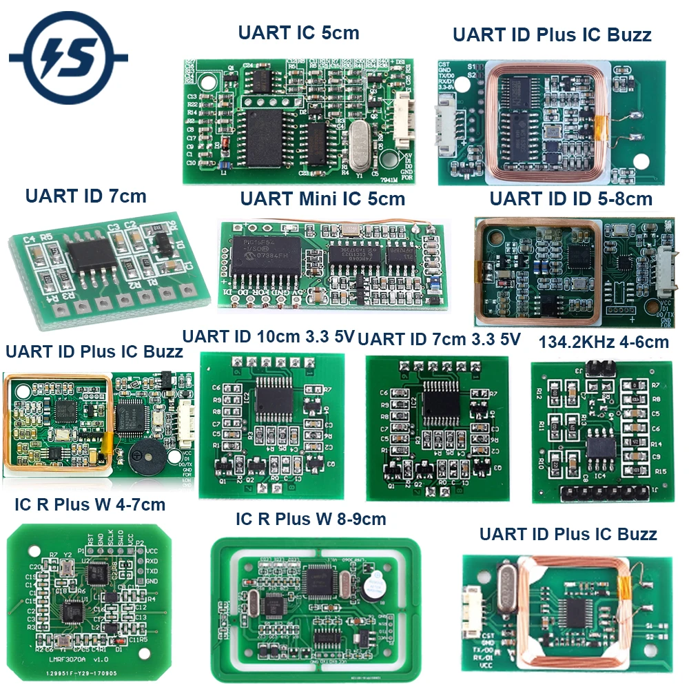 13.56MHz 125KHz for IC/ID Card Contactless Controller UART RFID Wireless Module Frequency Read/ Read+Write