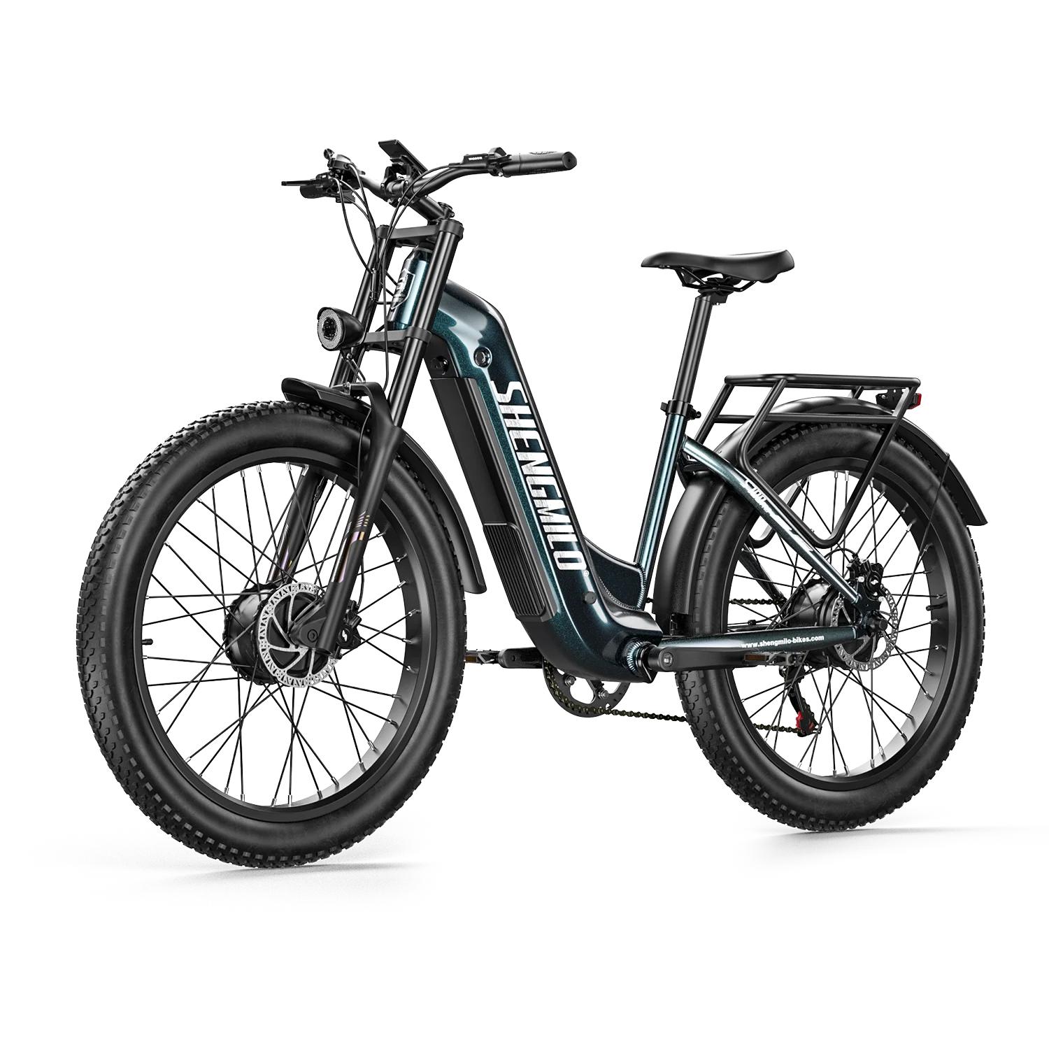 Shengmilo S700 Pro Elektrofahrrad für Erwachsene, 48V25AH Batterie, E-Mountainbike, Doppelmotor, 26 Zoll E-Bike, Fatbike, E-Bikes