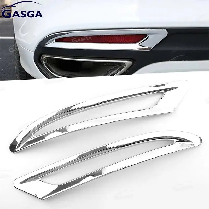 

For Ford Fusion Mondeo 2013-2018 1 Pair Car Chrome Rear Left Right Reflector Fog Light Lamp Cover Trim Decoration