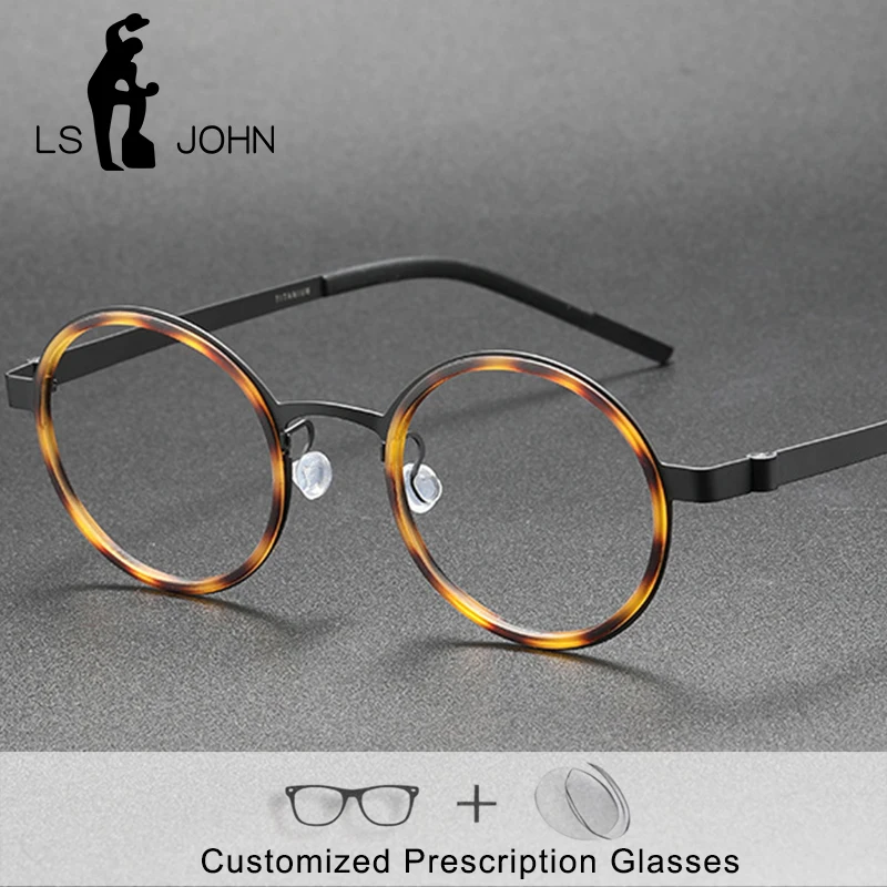 

Titanium Reading Glasses Men Screwless Ultralight Customized Myopia Prescription Eyeglasses Women Denmark Optical Eyewear Frame