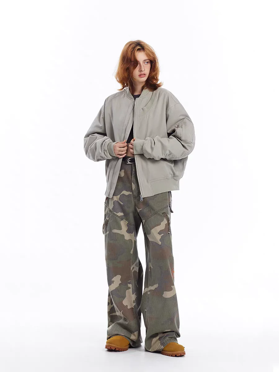 

Bomber Jackets Girls Womens Autumn Woolen Yarn Overlong Woven Textured Ladylike Feminine Gentle Style Coffee Beige Victorian Ins