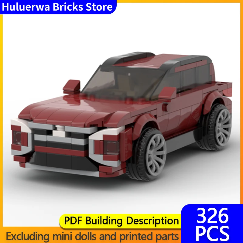 

Модель скоростного гоночного автомобиля MOC, строительные кирпичи, Outlander Sport, компактный внедорожник, модульная технология, детские праздничные подарки, сборные игрушки