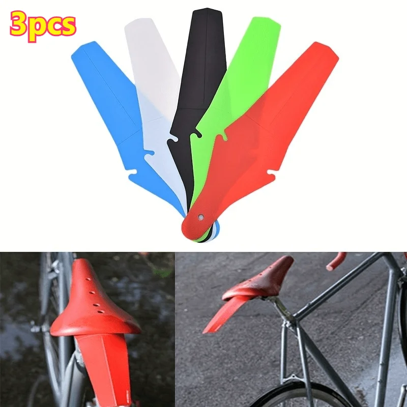 

3PCS Durable Mudguard for Road and Mountain Bikes - Protects You from Mud
