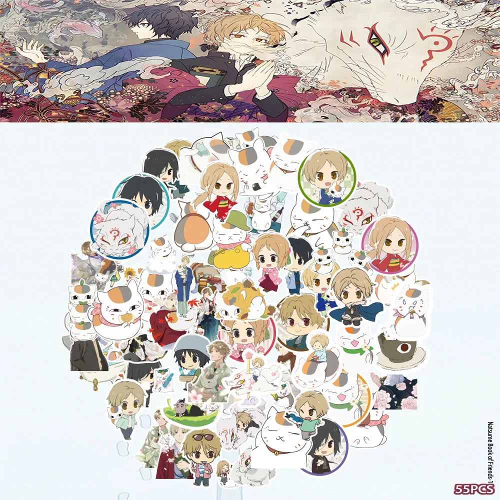 Cute Fantasy Anime Q‑Version Character Stickers Waterproof Vinyl Decals For Laptop Water Bottle Phone Case DIY Decor