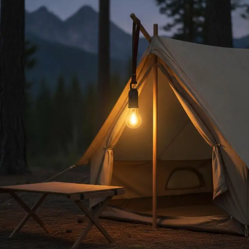 Waterproof Portable Solar Tent Light USB Rechargeable Hanging Outdoor Lantern For Camping BBQ Garden Decor Supply