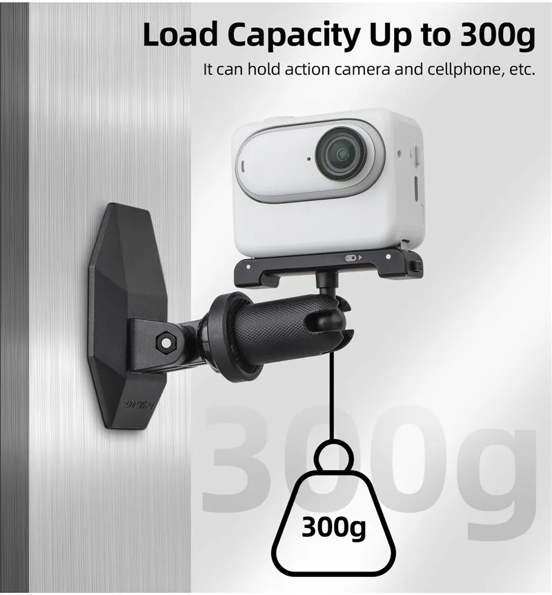 Soporte magnético para coche para DJI OSMO Pocket 3 Insta 360 X4 X3 GO 3 3S ACE Pro 2 soporte para cámara de motocicleta