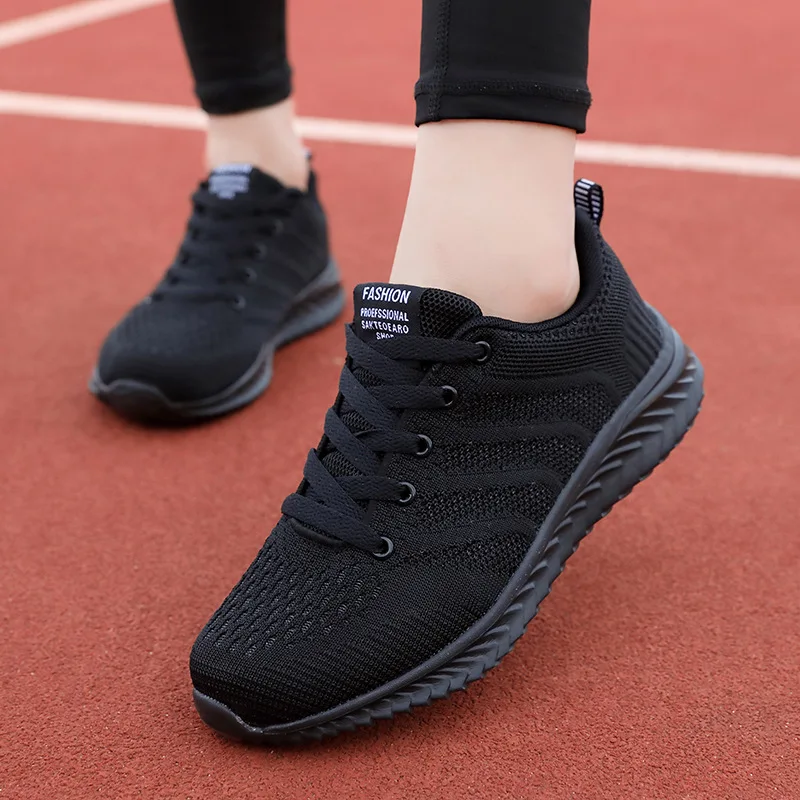 

Fashion Cushioning Springback Athletic Running Shoes Women Big Size Baskets Sport Casual Sneakers Ladies Non-slip Jogging Shoes