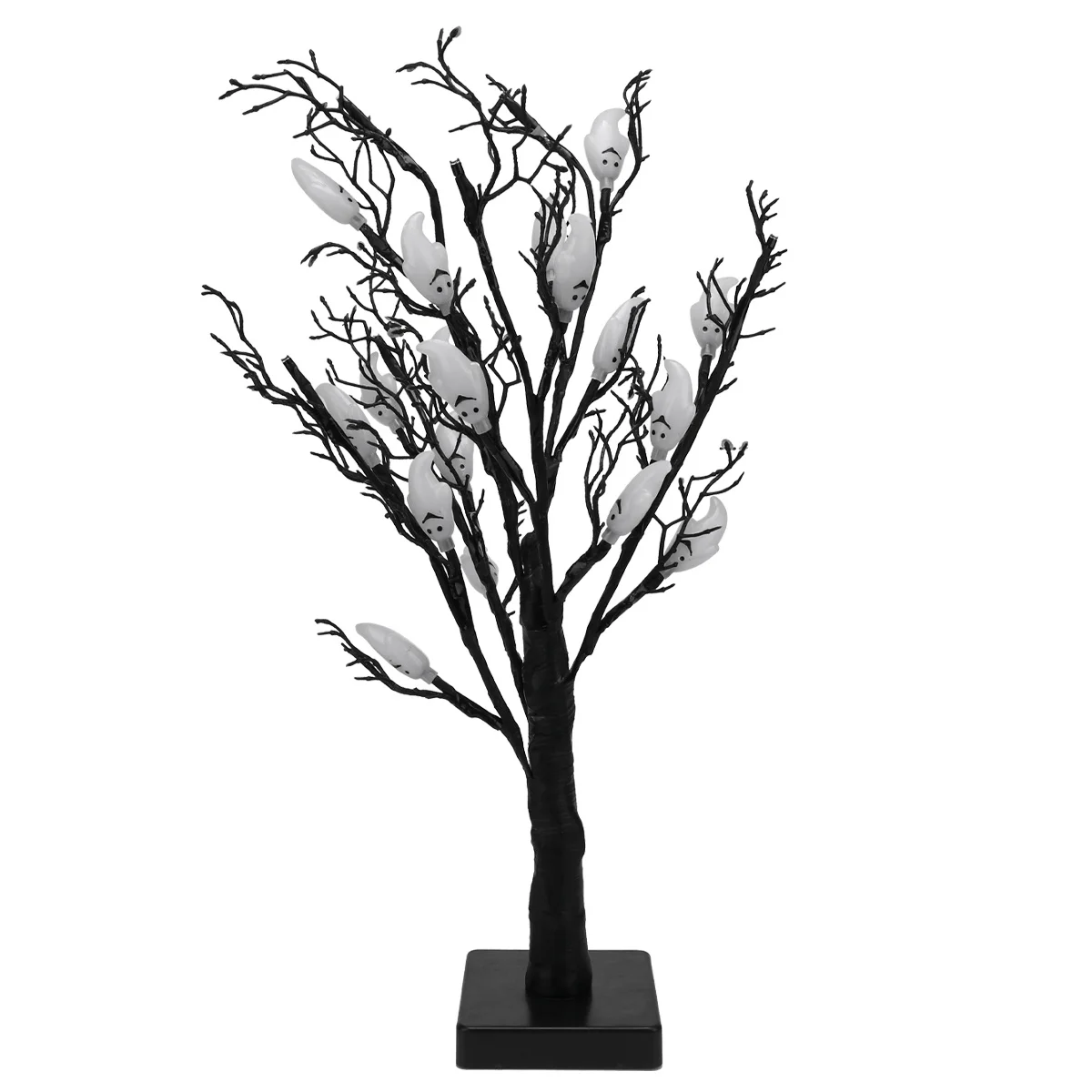 1 قطعة LED شجرة ضوء هالوين شبح ديكور ليلة مصباح الإبداعية مصباح للزينة لمهرجان المنزل في الأماكن المغلقة في الهواء الطلق