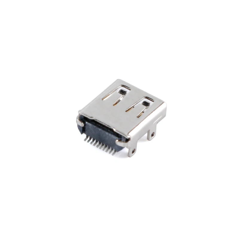 10Pcs/2p MINI HDMI female USB connector Type C 19P SMD DIP plug high-definition display transmission interface connector socket