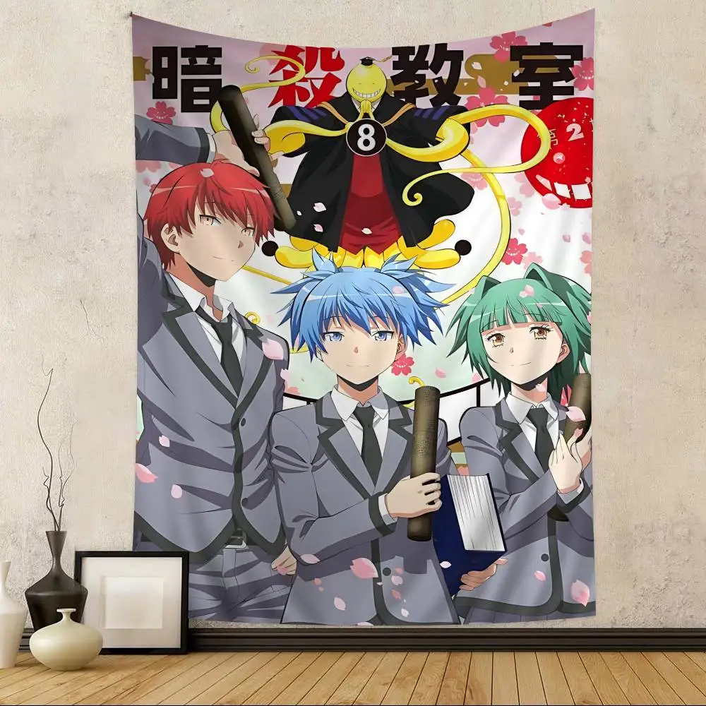 Assassination Classroom Comic Anime Colorful Tapestry Wall Hanging Cheap Hippie Wall Hanging Bohemian Mandala Hanging Sheets