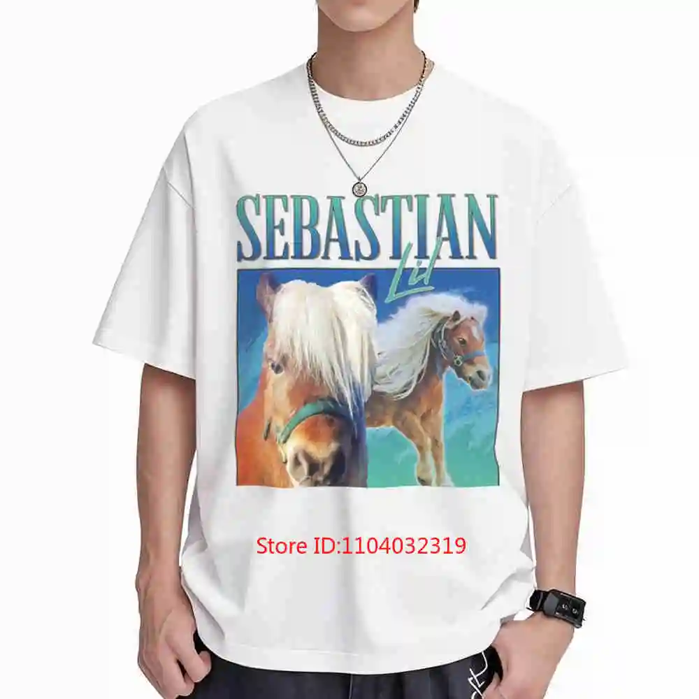 Lil Sebastian Homage Parks Rec Tv Show Retro 90'S Vintage Short Sleeve Tee 100% Cotton T-Shirt