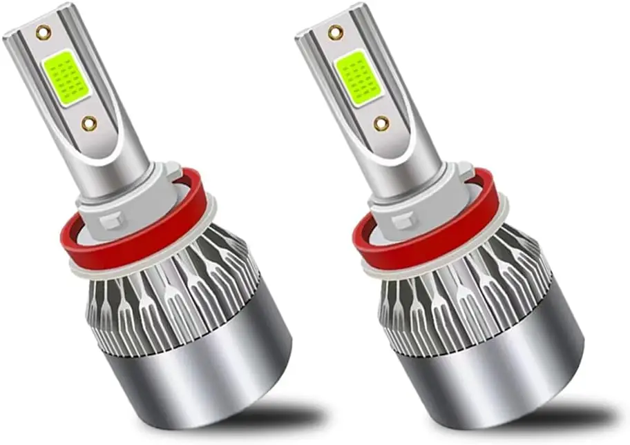 

2PCS H8/H11/H9 Car LED Light, 8000K 3800LM Super Bright Auto Fog Light, Plug & Play High and Low Beam Bulb, Waterproof Headlight