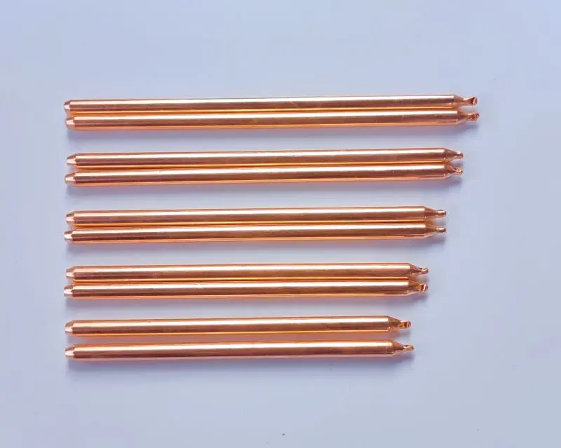 4mm Pure Copper Tubes (100-400mm) - Round, High Thermal Conductivity for Laptop Cooling & PC Heat Pipes