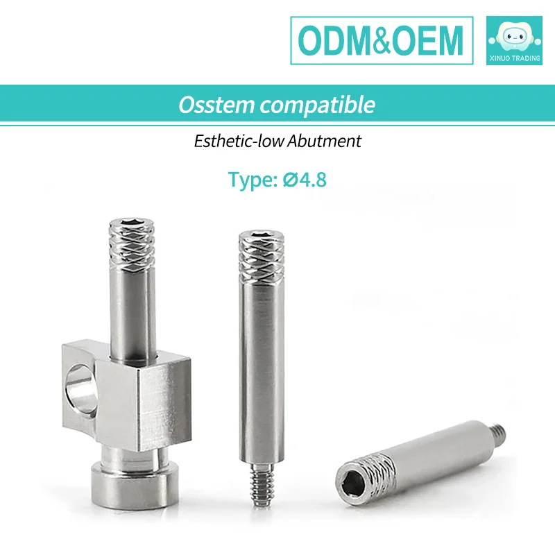 Dental Implant Impression Coping Pick-Up, for Osstem TS Compatible, OEM, Multi-Unit, Open Tray Technique, Internal Hex, Metal,