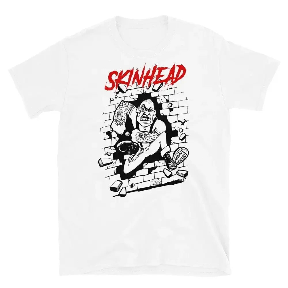 

Traditional Skinhead T Shirt Working Class Oi Agnostic Front Cro mags The Business Angelic Upstarts Cocksparrer 4 Skins Madball
