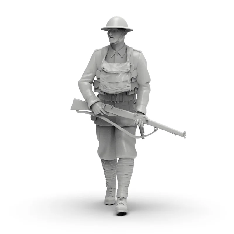 1/35 1/64 1/72 مقياس الحرب العالمية 2 بريطانيا الجندي الراتنج مايكرو مصغرة تمثال ثلاثية الأبعاد مطبوعة لعبة مجسمة المفكك غير مصبوغ عدة