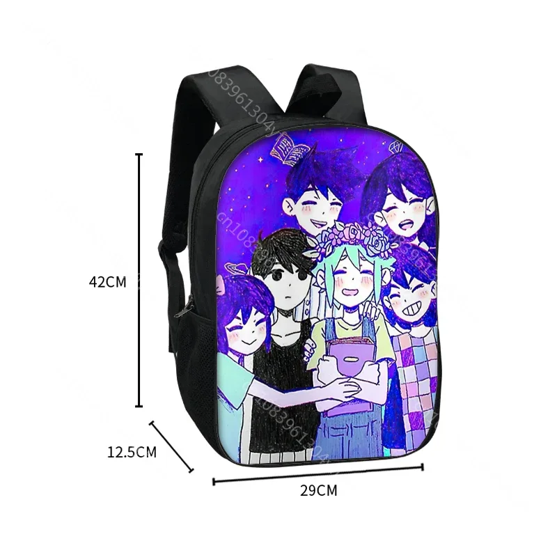 Omori Backpack for Teenager Boys Girls Children School Bags Omori Daypack Causal Shoulder Bag for Travel Laptop Backpack Bookbag