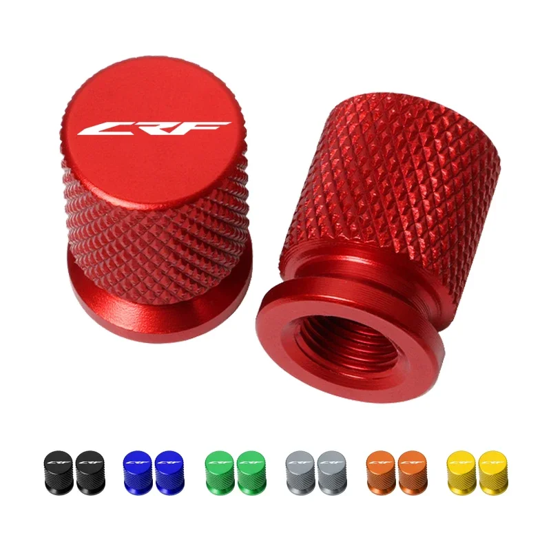 For HONDA CRF 150 250 450 CRF150 R/F CR450 R/X/RX CRF230F CRF250 R/X/L/M Dirt Bike CNC Vehicle Wheel Tire Valve Stem Caps Covers