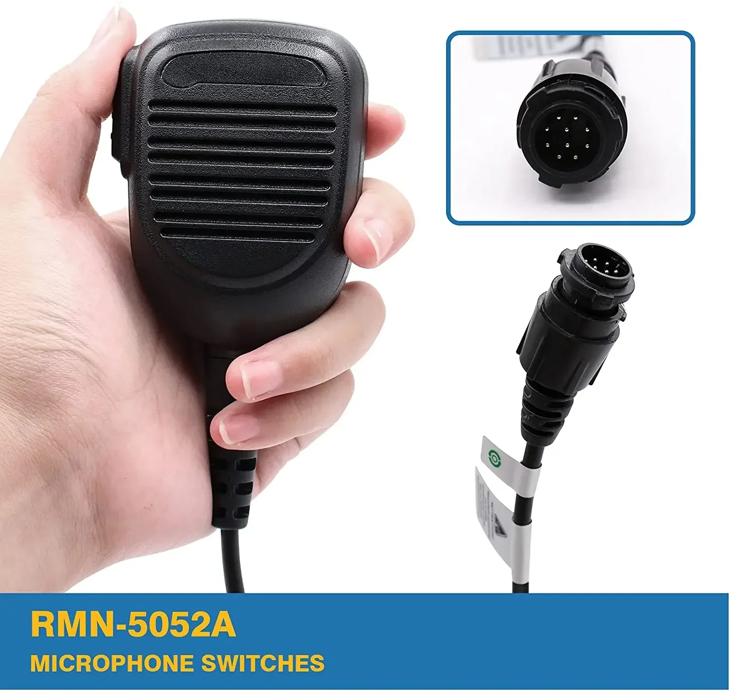 

RMN5052A Handheld Speaker Mic RMN5052 for Motorola XPR5350 XPR5550E XPR5380 XPR4350 XPR4500 XPR4550 DM4400 DM4600 DGM8000 Radios