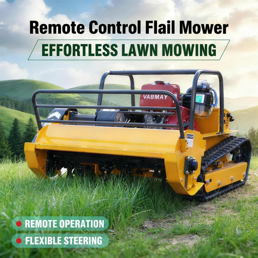 

Бензиновый двигатель по индивидуальному заказу, небольшой робот, газонокосилка, ширина резки 800 мм, 1000 мм, 1200 мм, гусеничная газонокосилка с дистанционным управлением