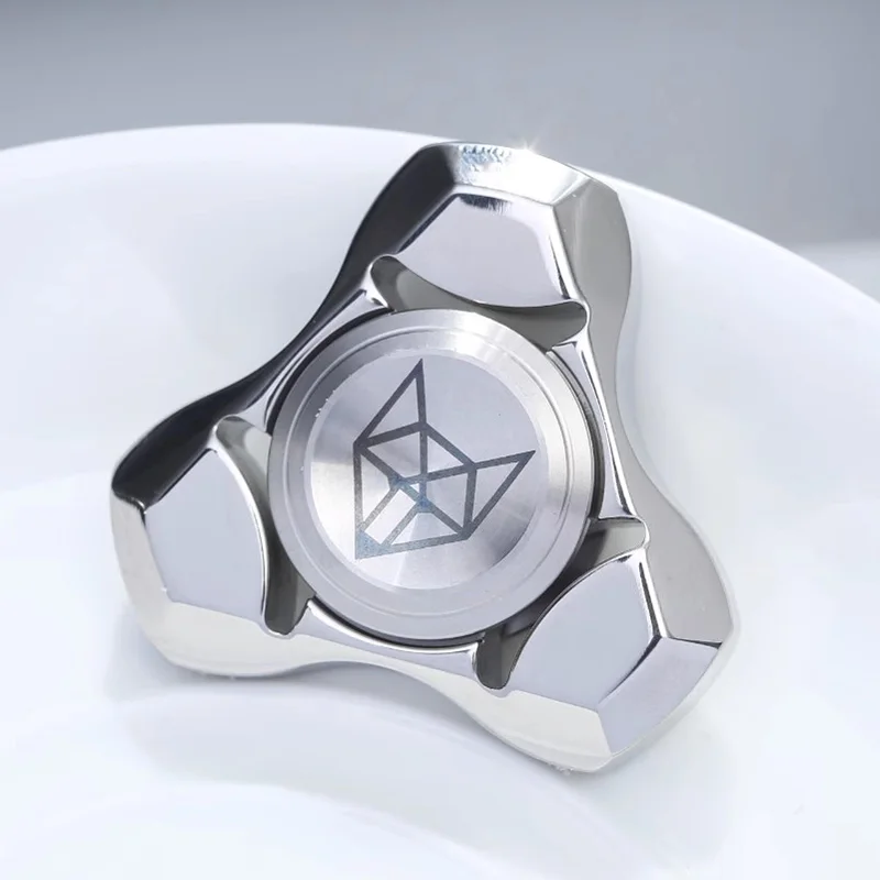Spirit Fox 스테인레스 스틸 금속 Fidget Spinner 성인 EDC Antistress 핸드 스피너 사무실 장난감 자폐증 스트레스 릴리프 장난감 선물