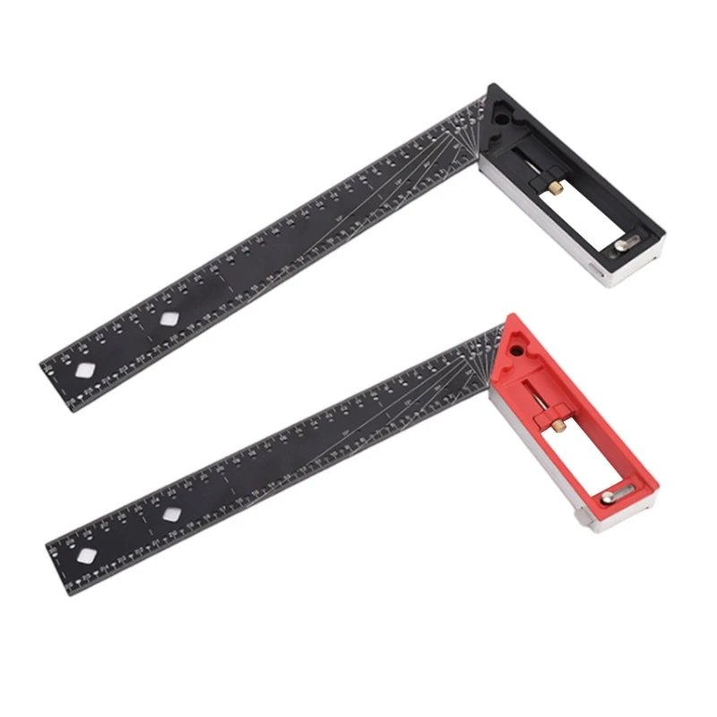 

Multi Angles Measuring Ruler Angles 45/90 Gauge Combination Carpenter Square Ruler