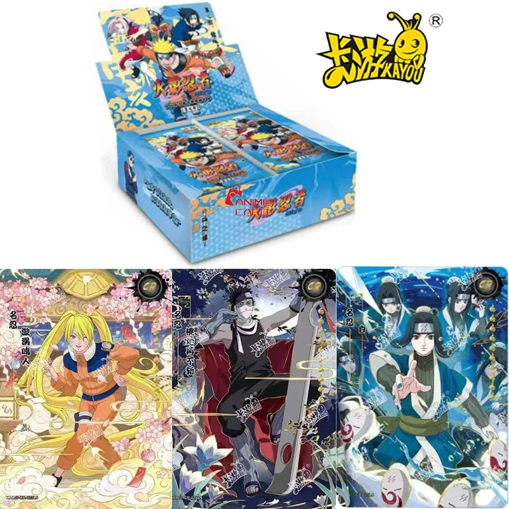 KAYOU Genuine Naruto Card Heritage Collection Card Chapter of Soldiers Rare CR SP MR  Anime Characters Collection Card Toy Gifts