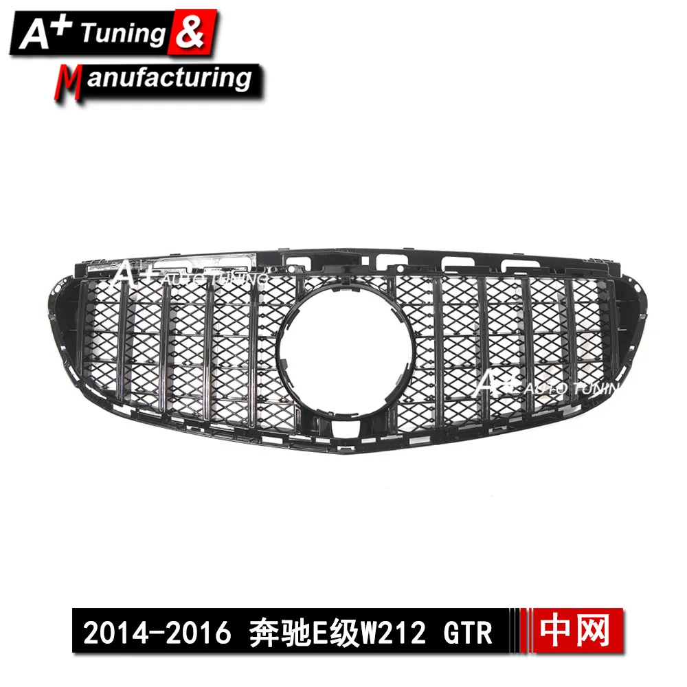 

Suitable for Mercedes-Benz E-Class W212 2014-2016 GTR model with grid black modified China grid E350