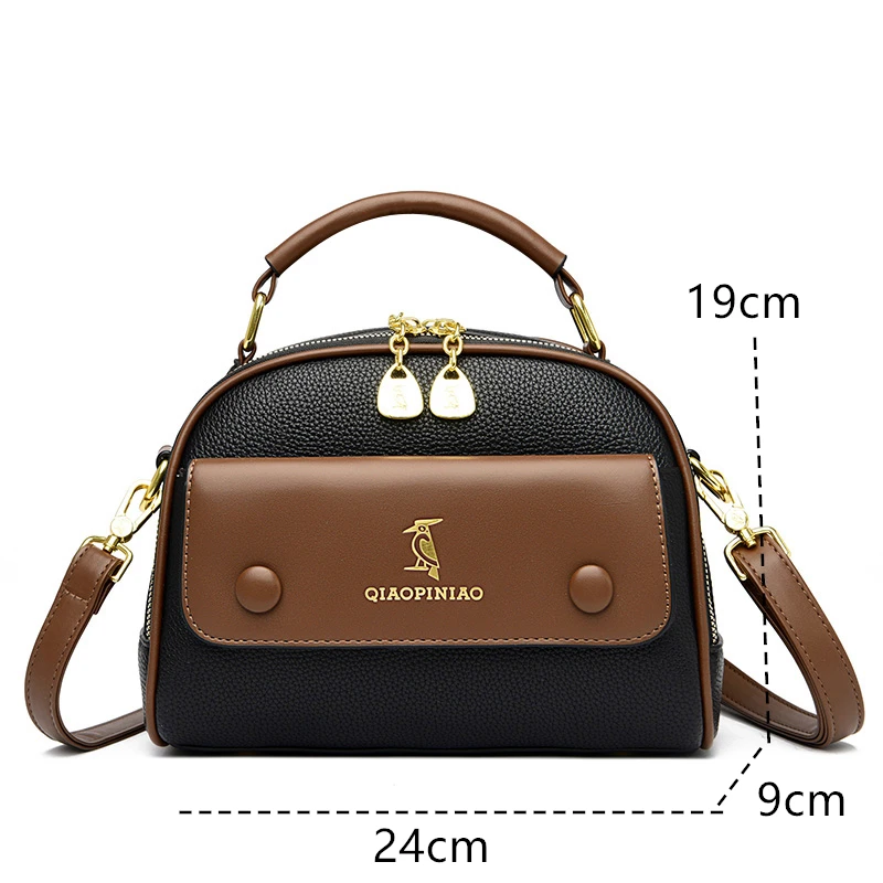 Fashion Brand Handbag Women Luxury Soft Leather Shoulder Crossbody Bag Designer 2023 New LadyTote Bag High Quality Female Purses