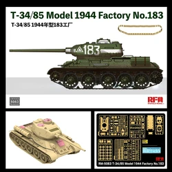 [Ryefield Model] RFM RM-5083/2042/2043 1:35 T-34/85 Model 1944 Factory No.183