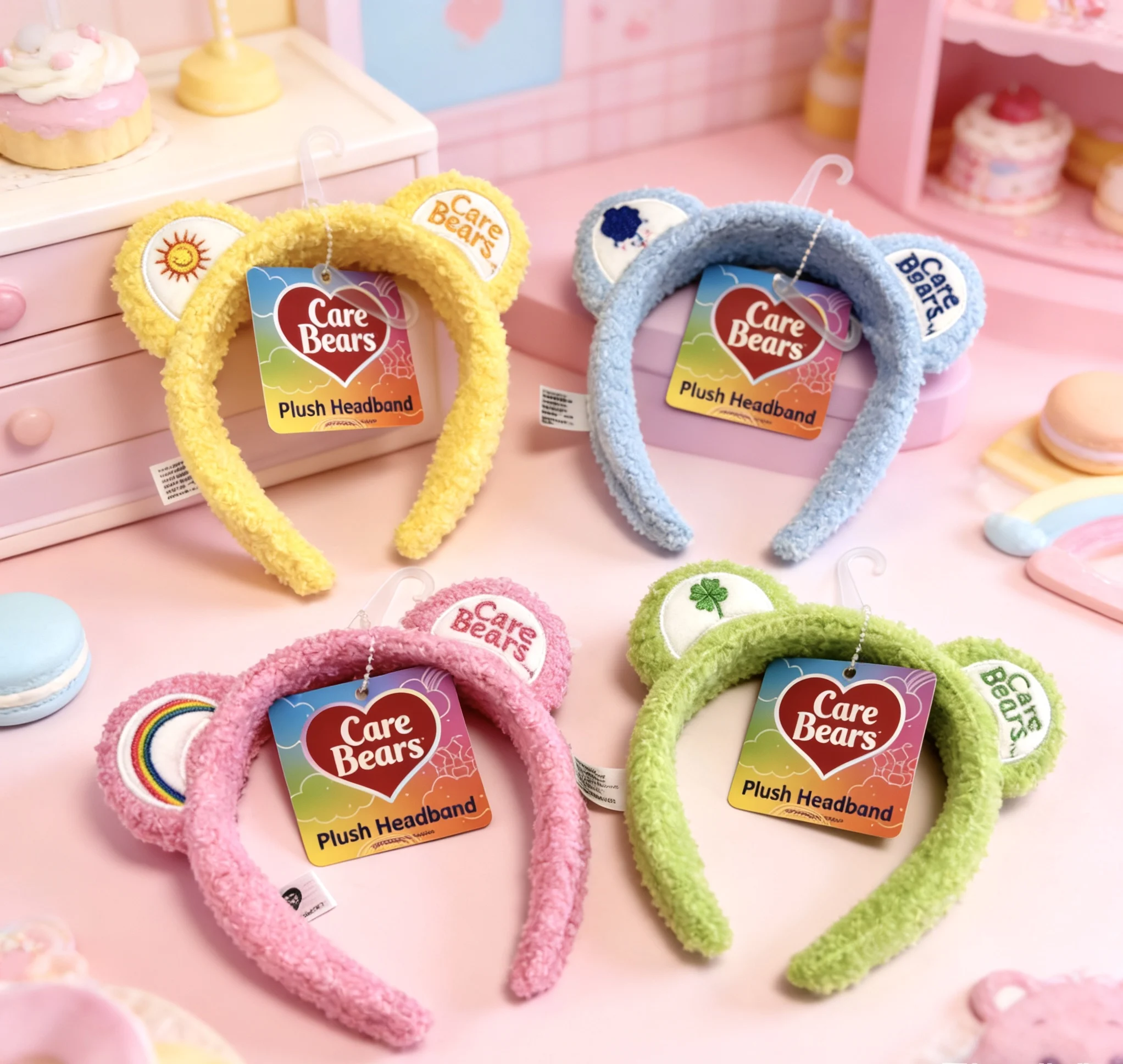 Hair Care Zinc - Cute Care Bears Plush Headbands –