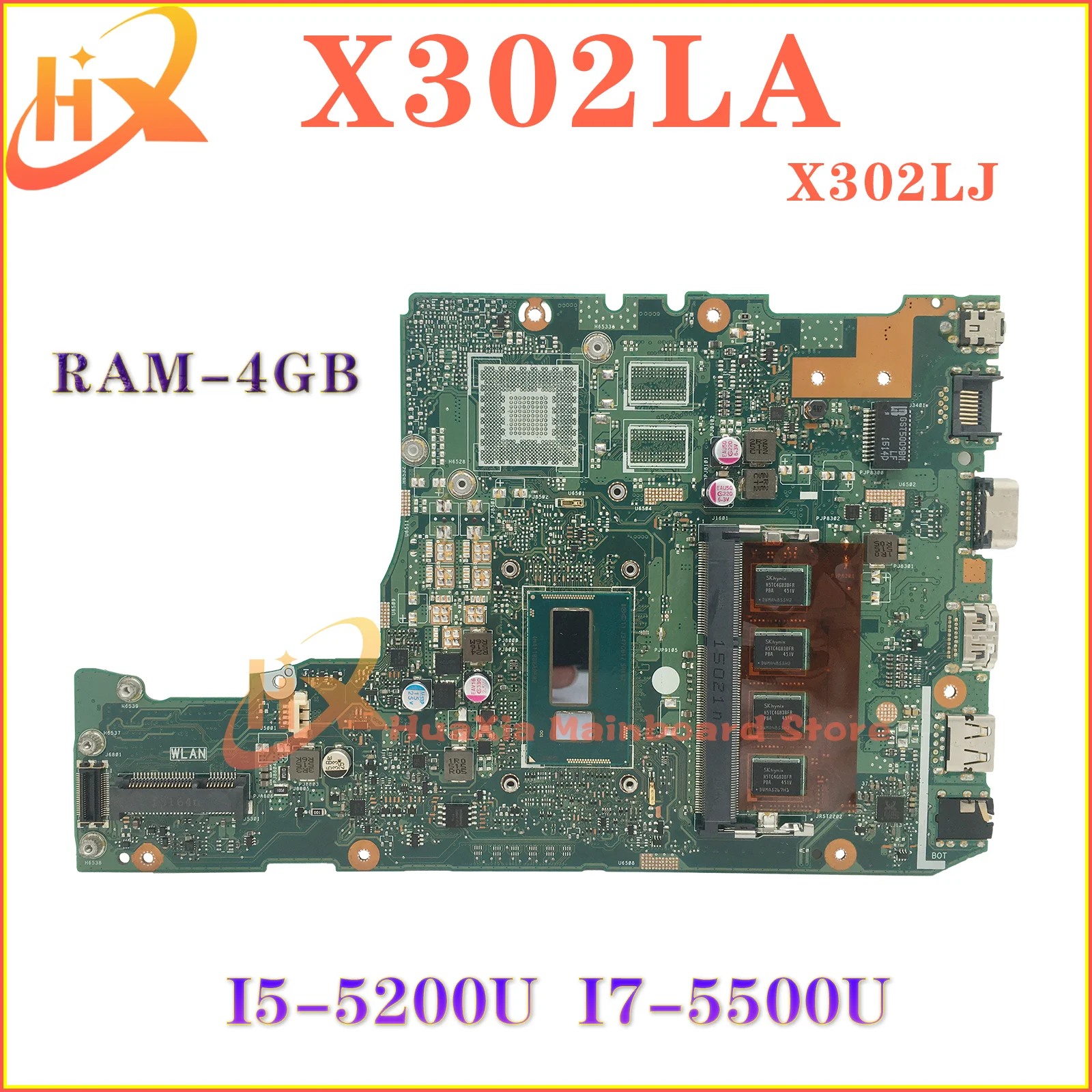 

Материнская плата KEFU X302LA для ноутбука ASUS X302L X302LA/LJ X302LJ I3