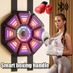 Bluetooth Smart Music Boxing Machine Adult/Child Rhythm Response Trainer Muay Thai Fitness Sports Sandbag Boxing Wall Target Bag