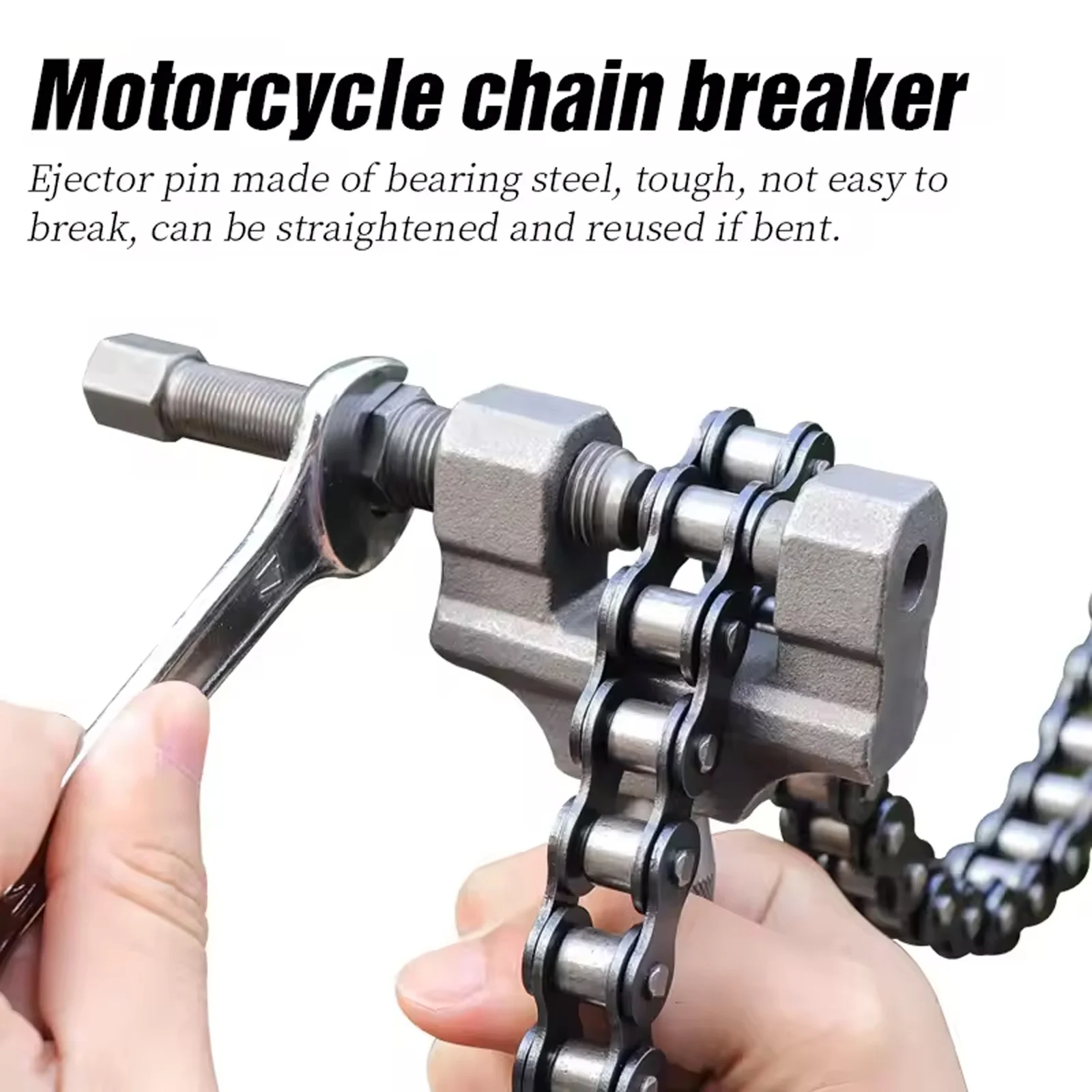 

Bicycle Chain Breaker 420-530 Type Chain Rivet Extractor Handle Replaceable Chain Breaker For Bicycle Electric Bike Motorcycle