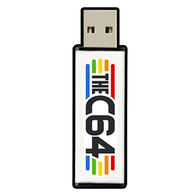 

USB-накопитель для мини-игровой консоли C64 в стиле ретро, USB-накопитель для подключения и игры, U-диск для игр с 5370 играми