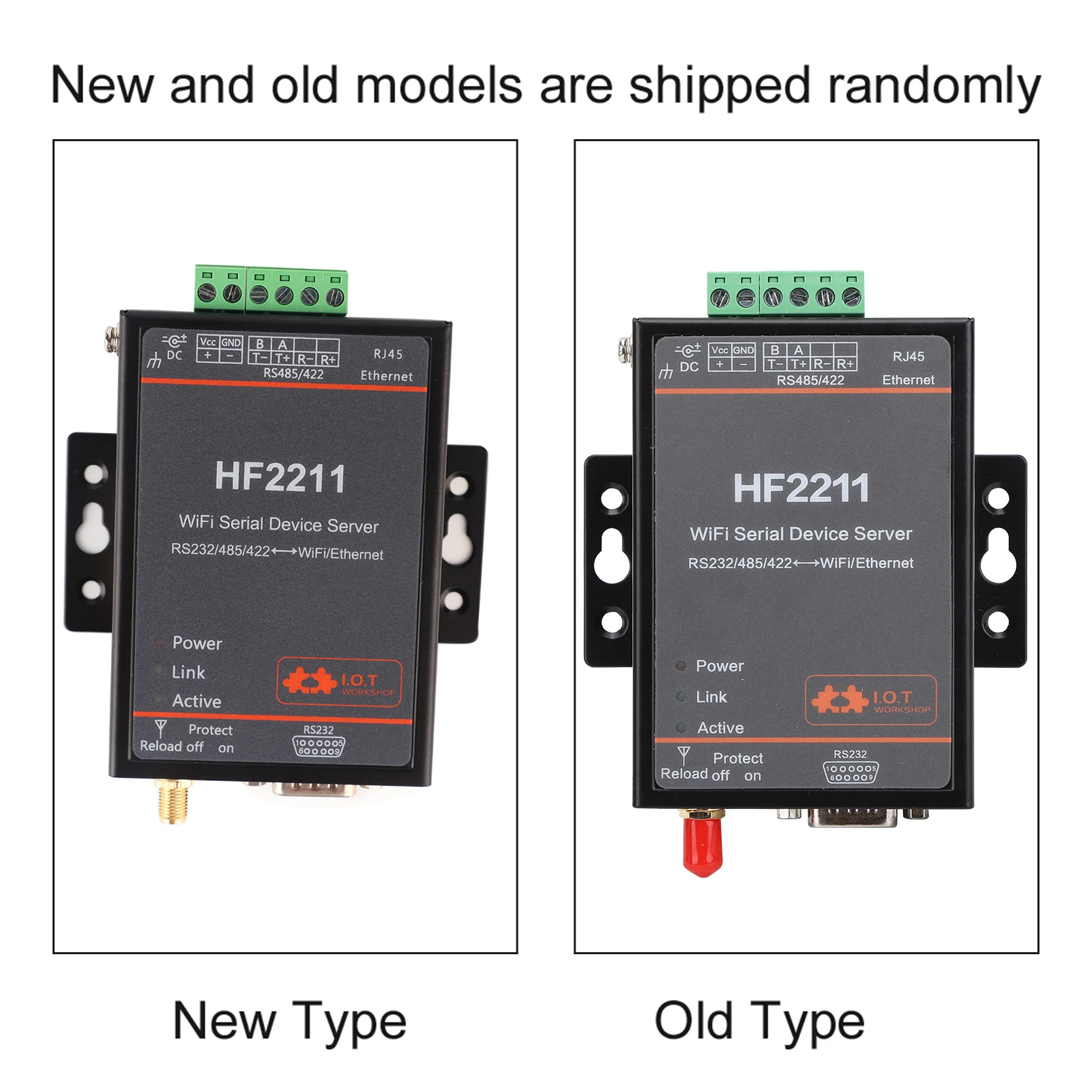 Server seriale HF2211 RS232/485/422 a WIFI e Ethernet DTU Comunicazione di rete Modulo convertitore Ethernet 5-36VDC HF2211