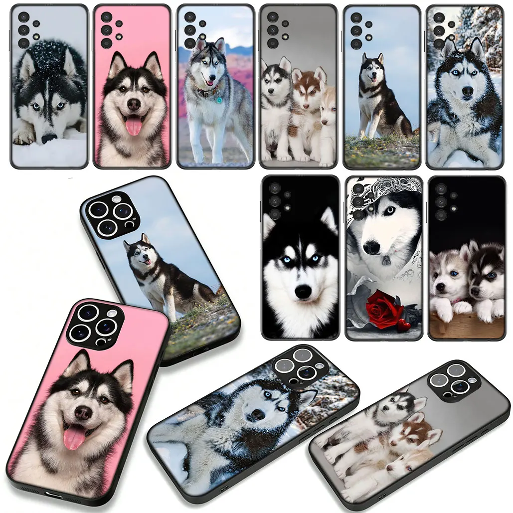 Чехол для телефона Husky Dog Case для OPPO A40 A60 A80 A18 A16 A17 A38 A78 A79 A54 A57 A58 5G A3 Pro A96 A15 A12 Корпус