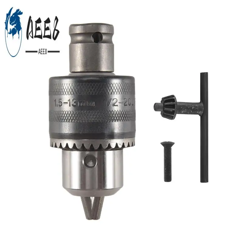 

AEE8-1.5-13Mm Drill Chuck Drill Adapter 1/2 Inch Changed Impact Wrench Into For Electric Drills