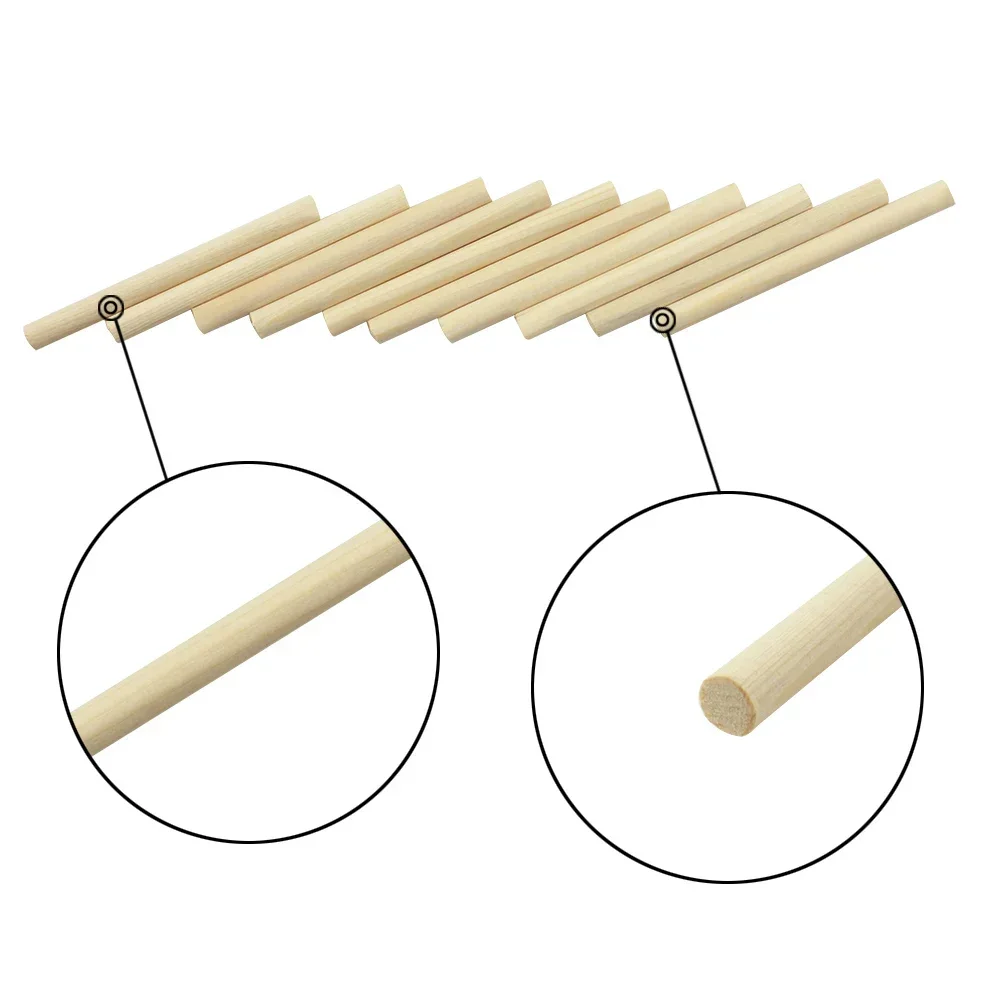 10Pcs Acoustic Violin Column Wooden Spruce Sound-Post High Quality Stringed Instrument Accessories For 4/4 3/4 Violin Parts