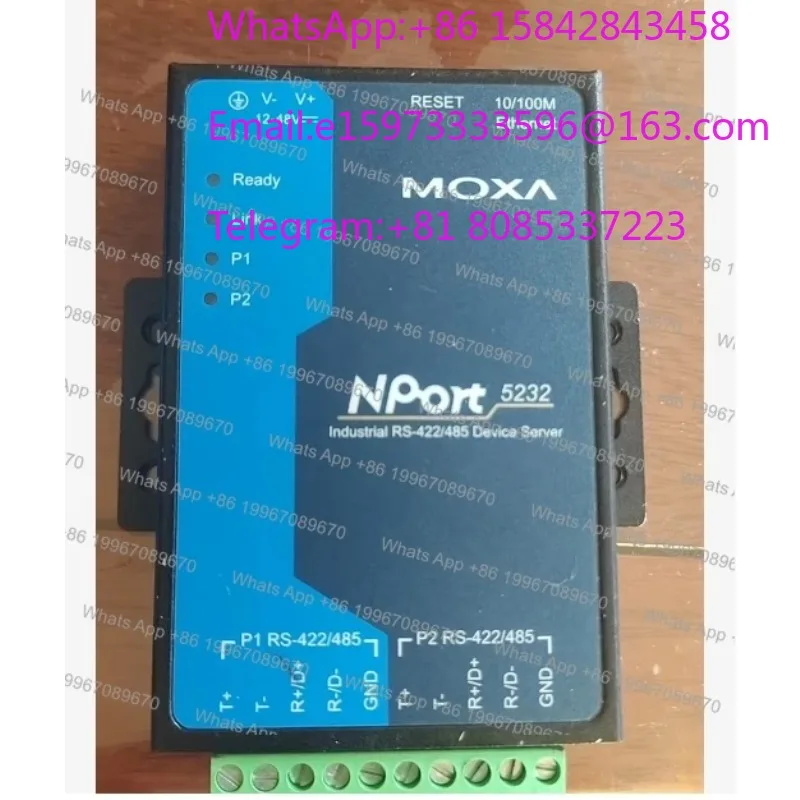 1PCS Original RS-422/485 Serial Port Server NPort 5232