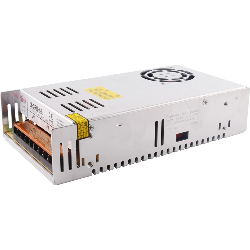 

SMUN S-320-48 320W 48VDC 6.5A Switching Power Supply AC/DC Single Output 110V/220VAC To 48VDC 320W Power Supply