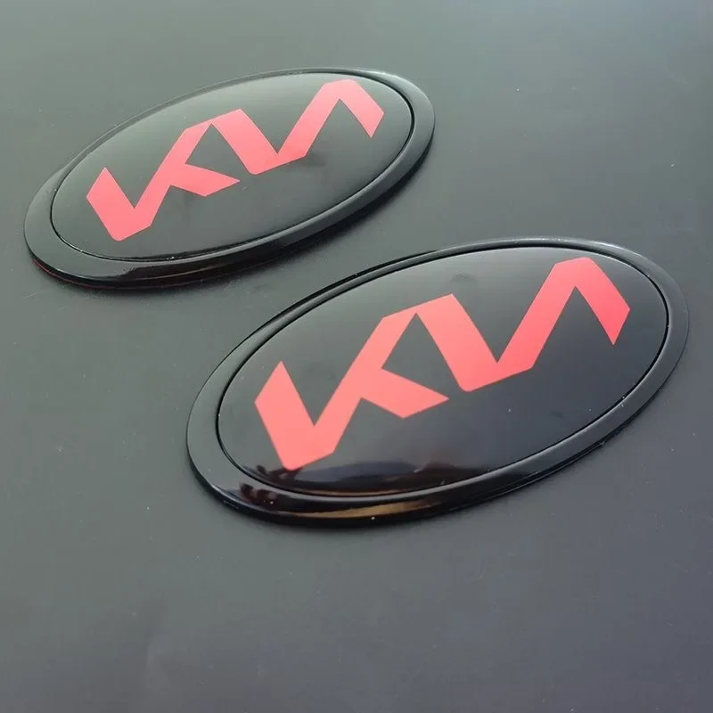 Auto Front haube Emblem Heck Kofferraum Abzeichen für Kia Sportage Ceed Sorento Cerato Optima Picanto Rio Soul K3 K5 Stonic Aufkleber Fitting