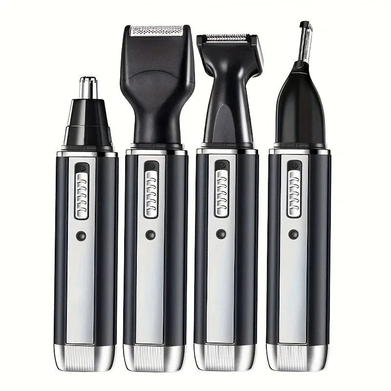 1pc Alecoy 4-in-1 set electric nose hair trimmer shaver for multifunctional sideburns shaving