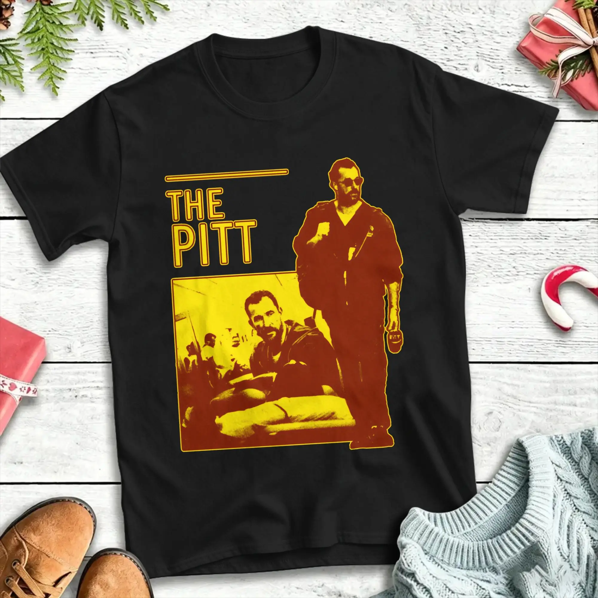 The Pitt  T-Shirts for Men Women Movie Fashion 100% Cotton Tees O Neck Short Sleeve T Shirt Plus Size Clothing