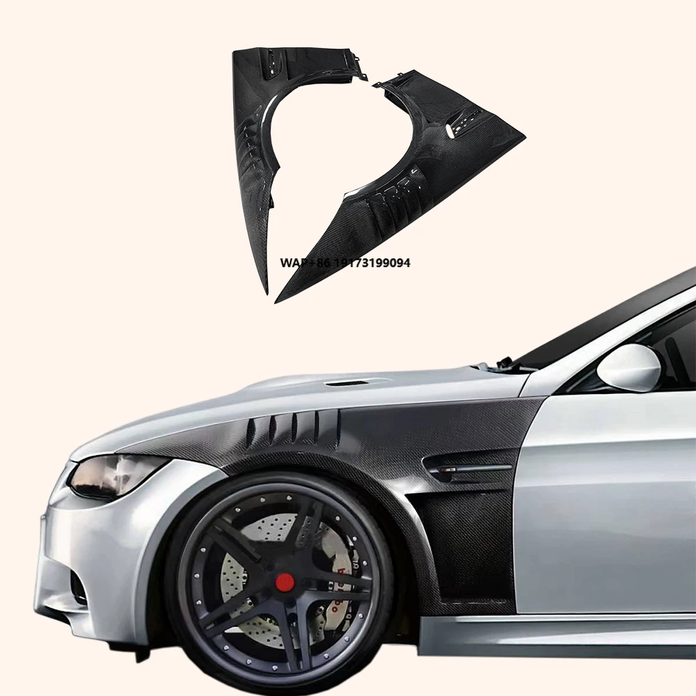 

For 3 Series E92 Real M3 Coupe 2 Door 2006-13 GT Style Carbon Front Fender