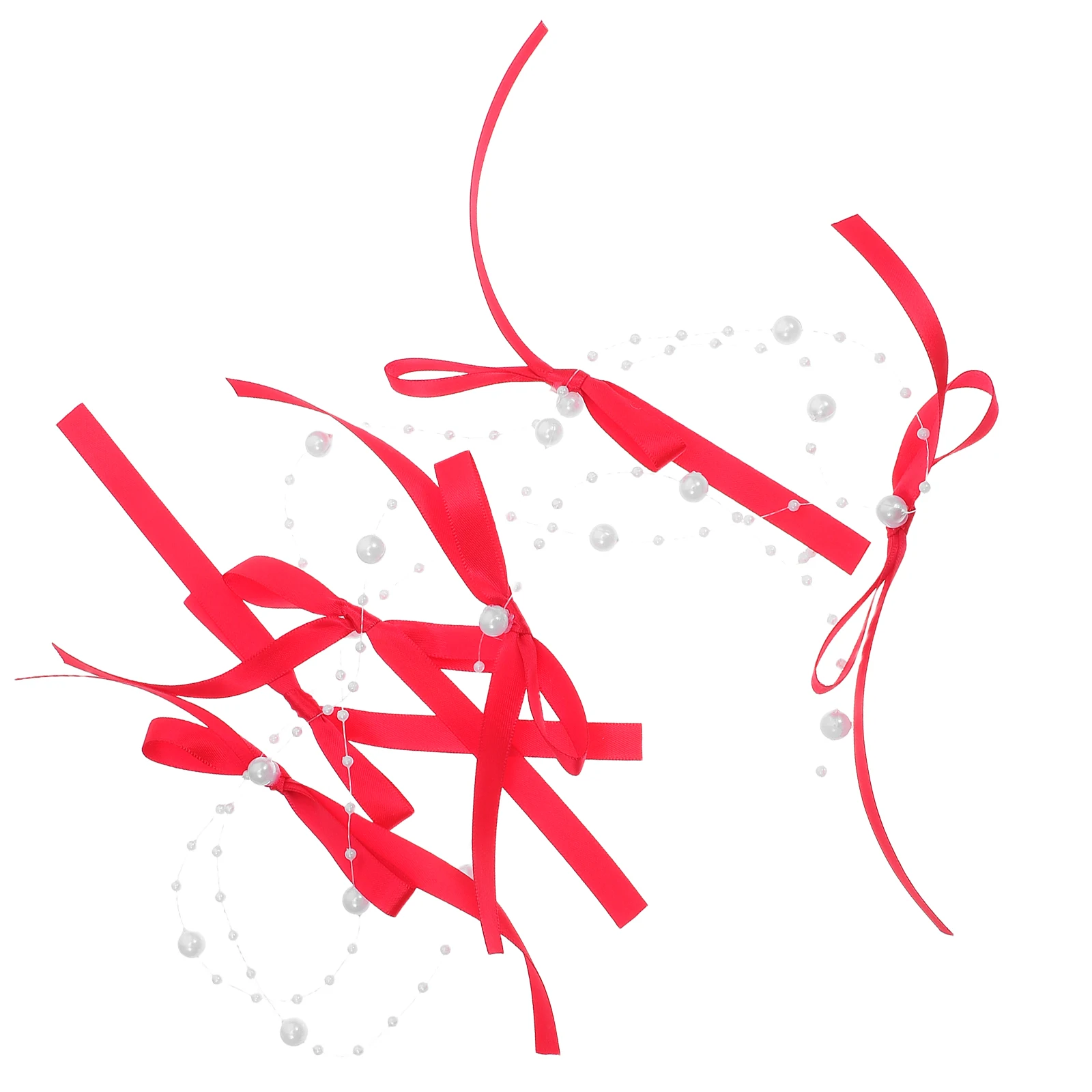 

Beaded Arched Door Curtain Red Hanging Room Divider For Coffee House Bedroom Restaurant String Curtain Bead Curtains