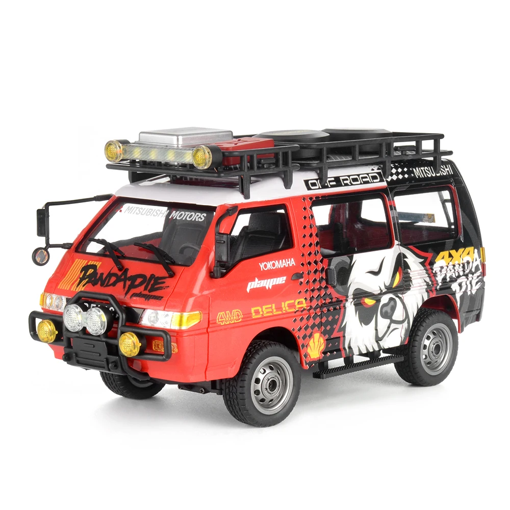 デリカ4WD クローラー ラジコン JXC デリカ 4WD バージョン 1/24 シミュレーション電動モデルカー