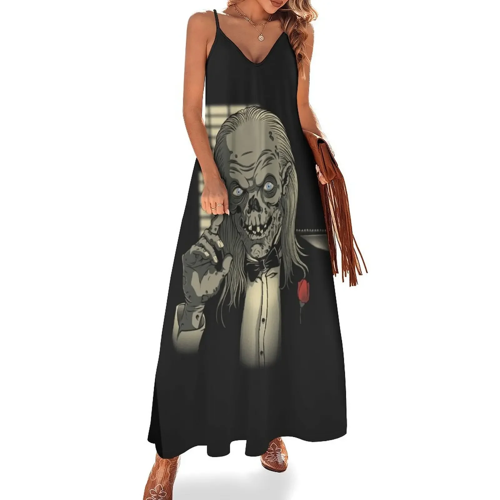 

THE CRYPTFATHER Sleeveless Dress women dress summer dress korean women